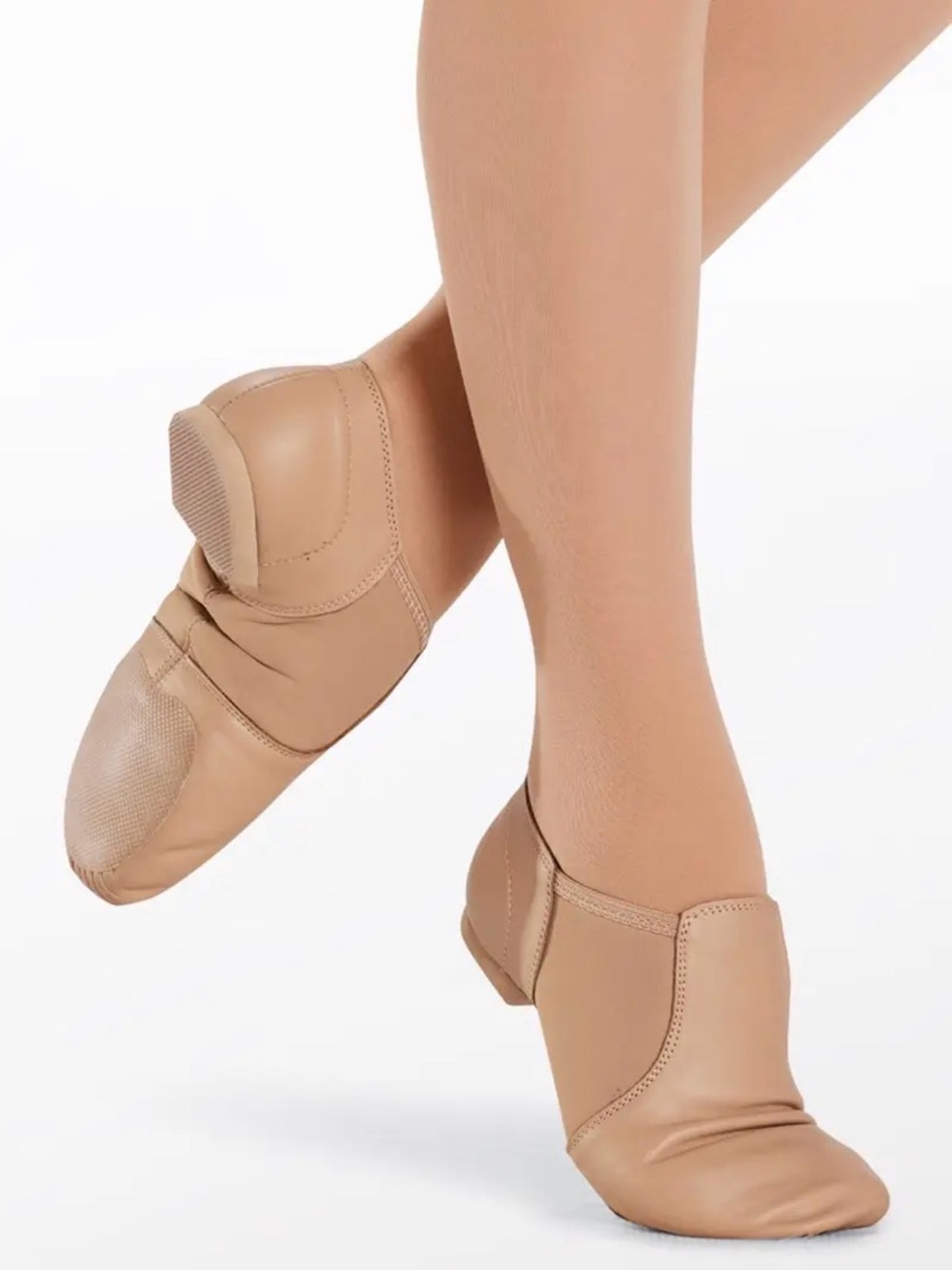 NEW Balera Carmel Slip On Split-Sole Jazz Dance Shoe Girls 1.5 Fits 12-12.5